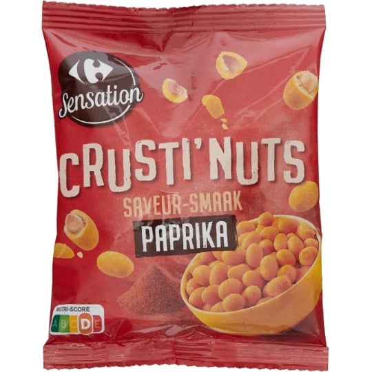 Cacahuètes Enrobées Saveur Paprika CARREFOUR SENSATION