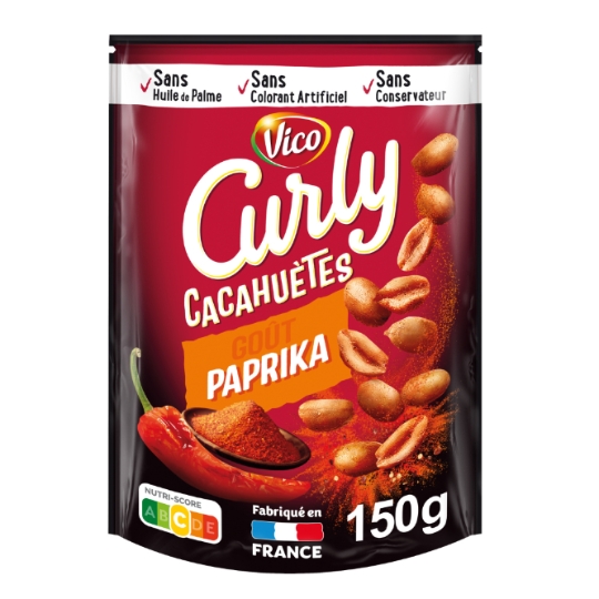 Cacahuètes Saveur Paprika CURLY