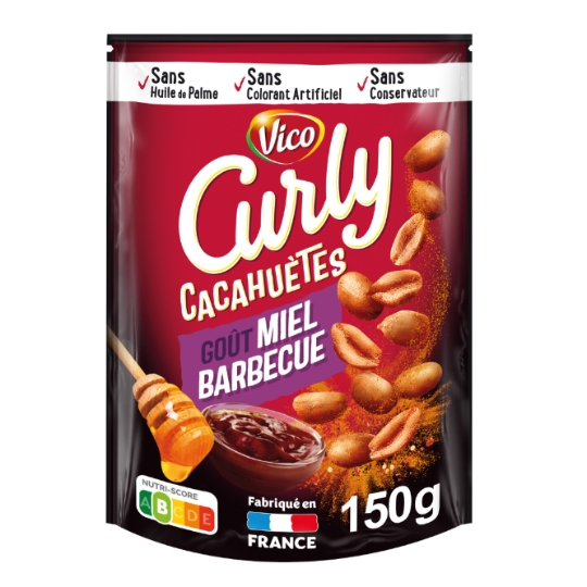 Cacahuètes Saveur Miel Barbecue CURLY
