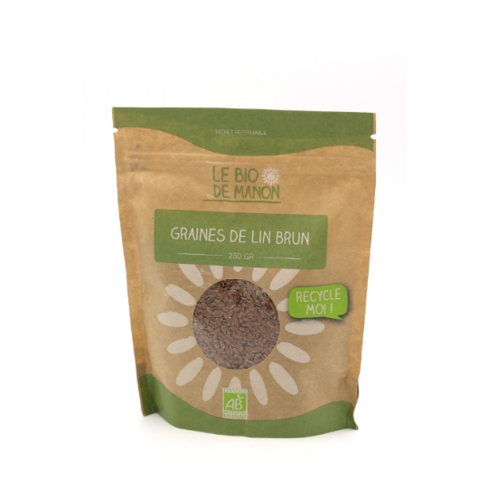 Graines de Lin Brun Bio LE BIO DE MANON