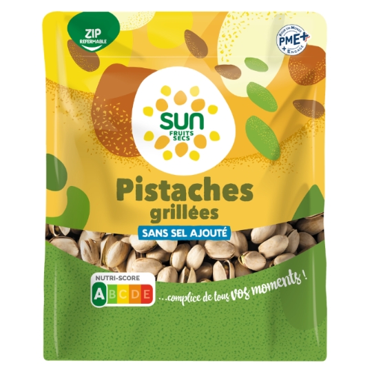 Pistaches grillées sans sel SUN