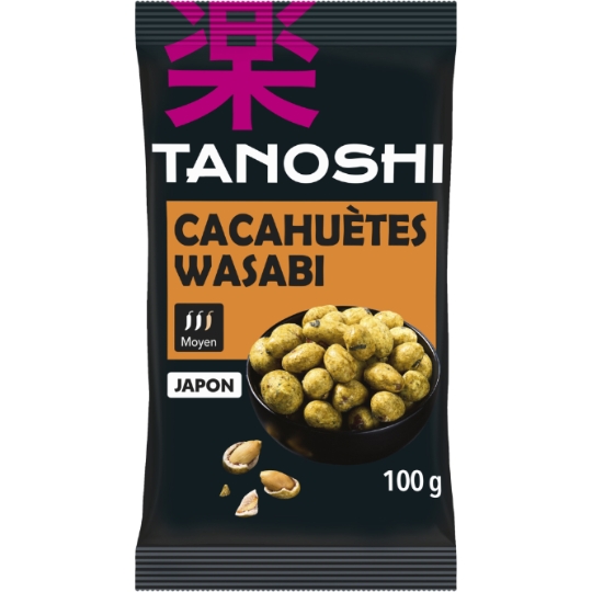 Biscuits Apéritif Cacahuète Wasabi TANOSHI