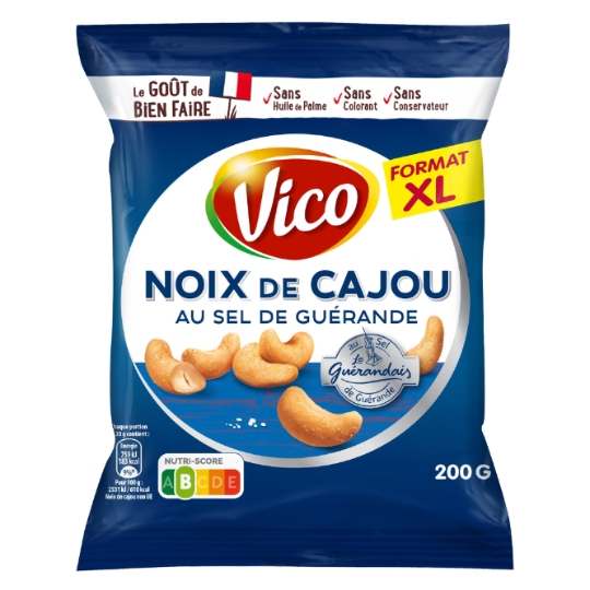 Noix de cajou au Sel de Guérande VICO