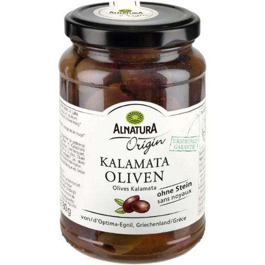 Olives Noires Dénoyautées Kalamata Bio ALNATURA
