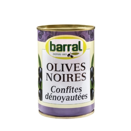 Olives Noires Dénoyautées Confites BARRAL