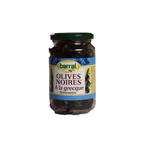Olives Noires A la Grecque Dénoyautées BARRAL