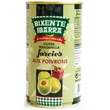 Olives Vertes Manzanilla aux Poivrons BIXENTE IBARRA