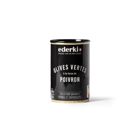 Olives vertes à la farce de poivron EDERKI