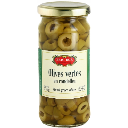 Olives vertes en Rondelles ERIC BUR