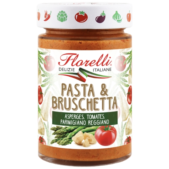 Sauce Asperges Tomates et Parmesan FLORELLI
