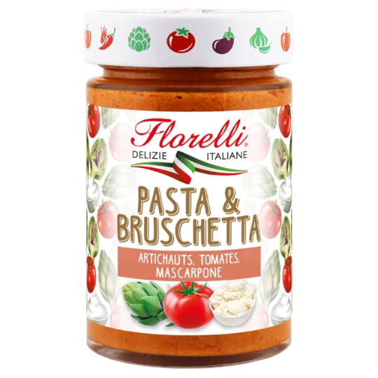 Sauce Artichauts Tomates et Mascarpone FLORELLI