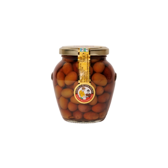 Olives Noires Leccino en Saumure FRESCO
