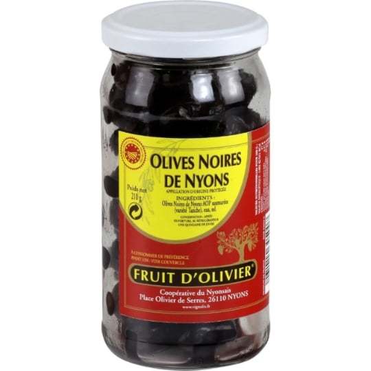 Olives Noires de Nyons A.O.P FRUIT D'OLIVIER
