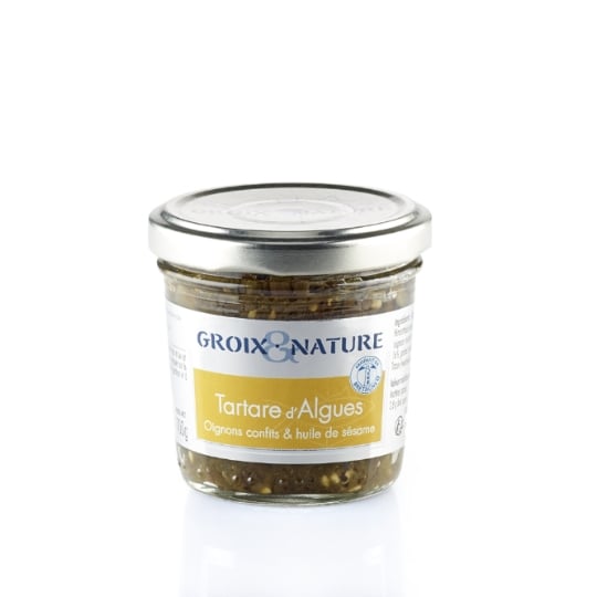 Tartare d'Algues Oignons Confits et Huile de Sésame GROIX & NATURE