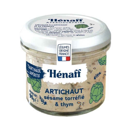 Tartinable artichaut sésame thym HENAFF