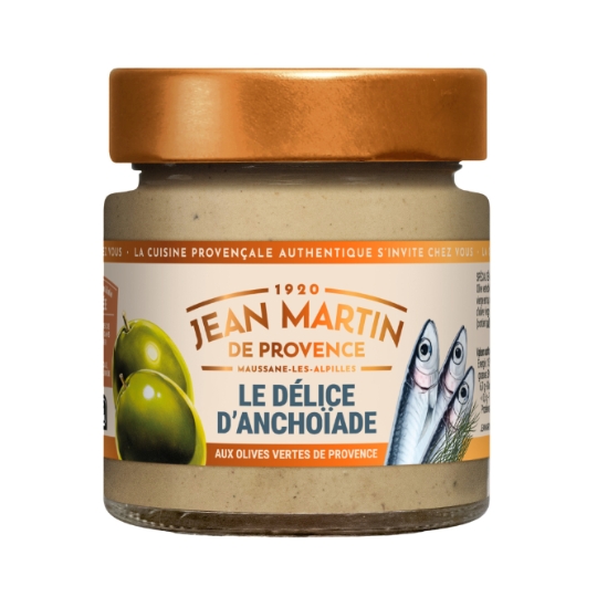 Le Délice D'Anchoiade Aux Olives Vertes De Provence JEAN MARTIN DE PROVENCE