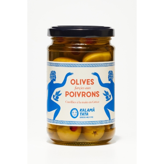 Olives Farcies aux Poivrons KALAMA TATA