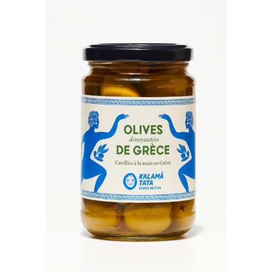 Olives Dénoyautées de Grèce KALAMA TATA