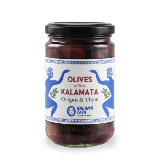 Olives Entières Kalamata Origan & Thym KALAMA TATA