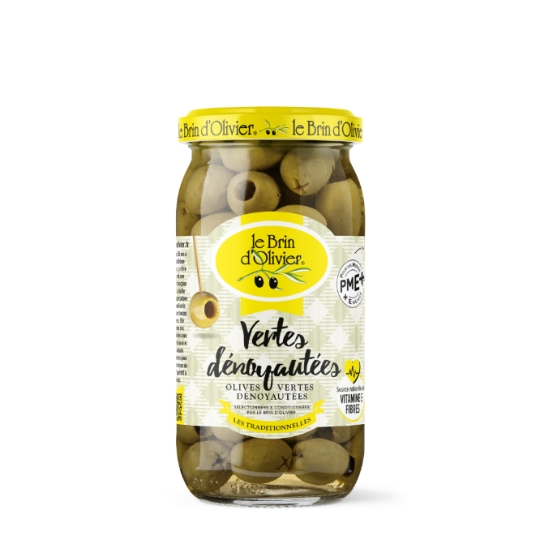 Olives Vertes Dénoyautées LE BRIN D'OLIVIER
