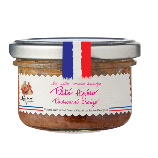 Pâté Apéro Poivron et Chorizo LUCIEN GEORGELIN