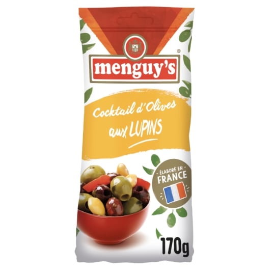 Olives Vertes Dénoyautées aux Lupins MENGUY'S