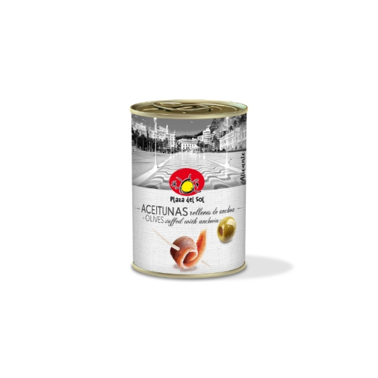 Olives vertes  farcies à l'anchois PLAZA DEL SOL