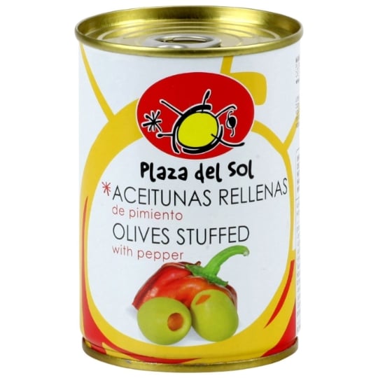 Olives vertes  farcies poivron PLAZA DEL SOL