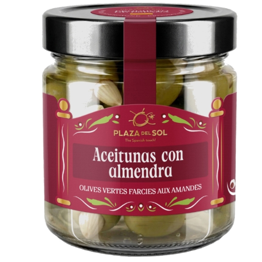 Olives Vertes Farcies aux Amandes PLAZA DEL SOL