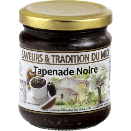 Tapenade noire SAVEURS & TRADITION DU MIDI