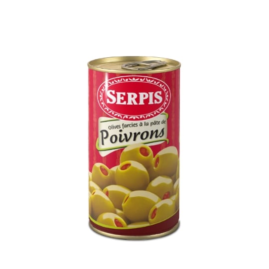 Olives vertes aux poivrons SERPIS