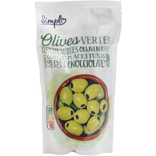 Olives Vertes Dénoyautées SIMPL