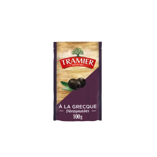 Olives Noires Dénoyautées à la Grecque TRAMIER