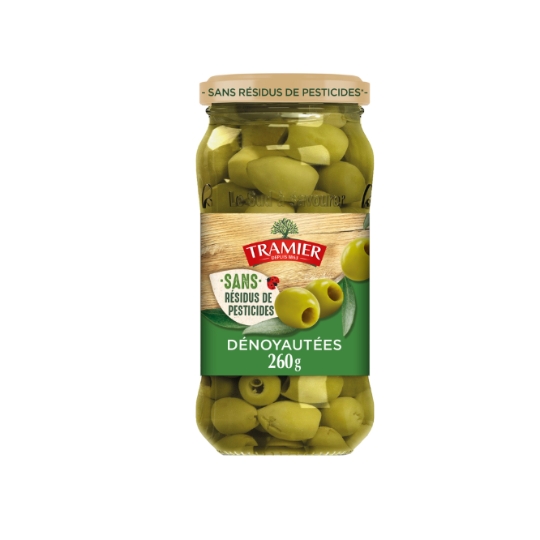 Olives Vertes Dénoyautées TRAMIER