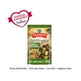 Olives Vertes et Noires Apéro Dénoyautées aux Herbes de Provence TRAMIER
