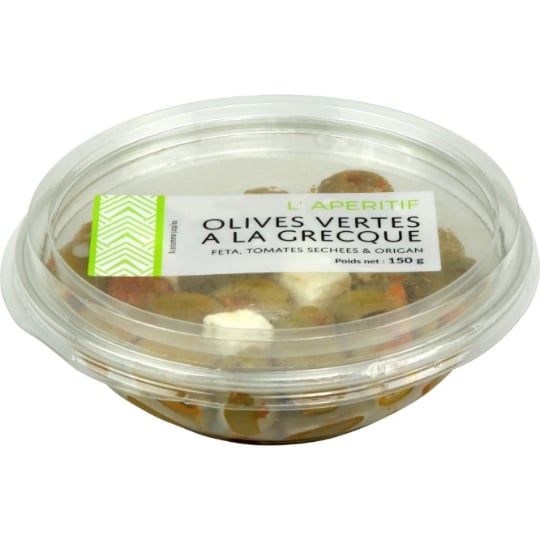 Olives vertes feta tomate & origan