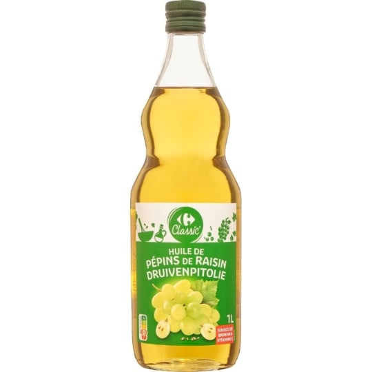 Huile de Pépins de Raisin CARREFOUR CLASSIC'