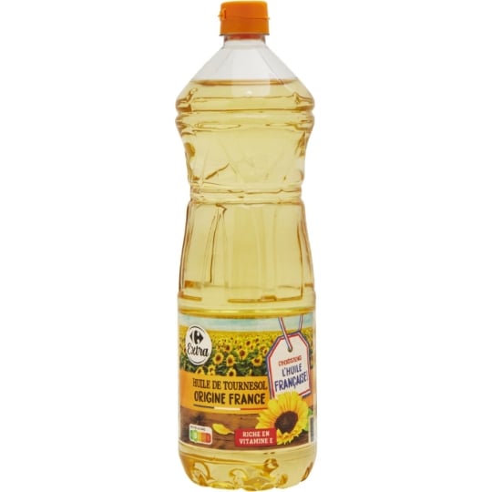 Huile de tournesol à haute teneur en acide oléique de tournesol CARREFOUR EXTRA