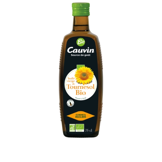 Huile de tournesol bio CAUVIN
