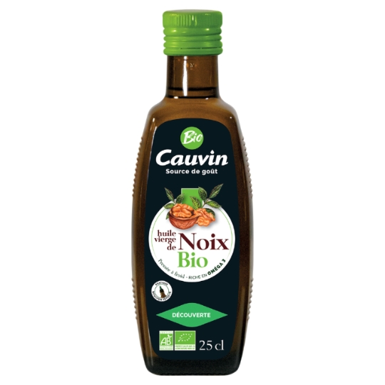 Huile vierge de noix bio CAUVIN