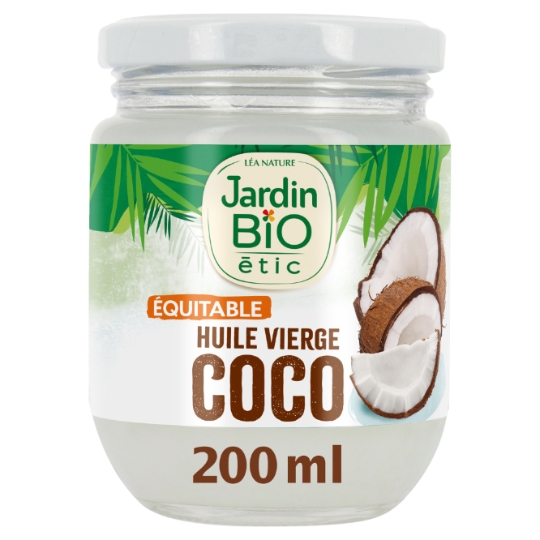 Huile vierge de coco Bio JARDIN BIO ETIC