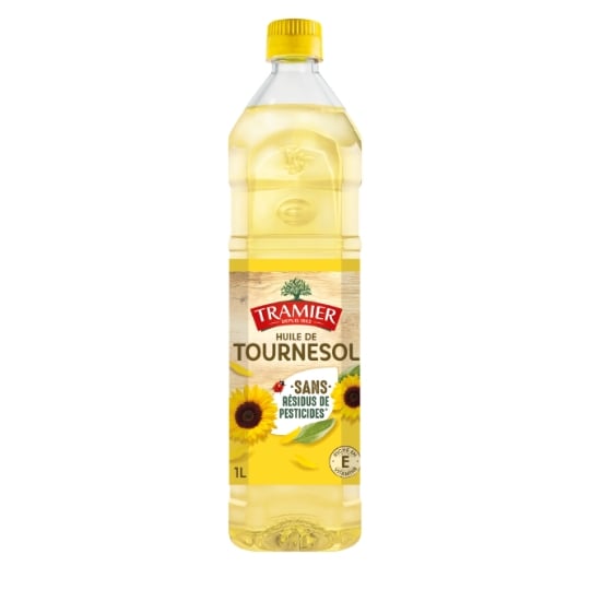 Huile De Tournesol - Riche en vitamine E - Sans Résidus de Pesticides TRAMIER