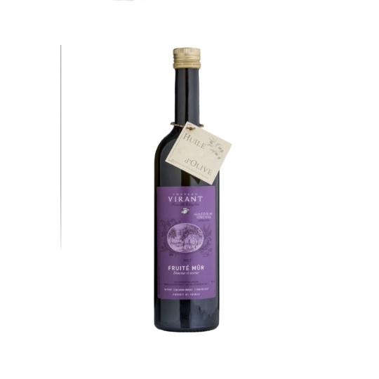 Huile d'Olive Fruité Mûr Vierge Extra Extraite à Froid CHATEAU VIRANT