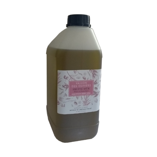 Huile d'Olive Fruité Mûr Vierge Extra Extraite à Froid VALLON DES OLIVIERS
