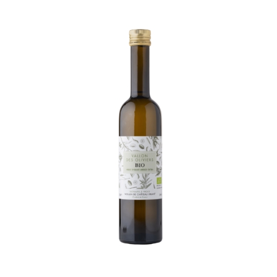 Huile d'Olive Bio Vierge Extra Extraite à Froid VALLON DES OLIVIERS