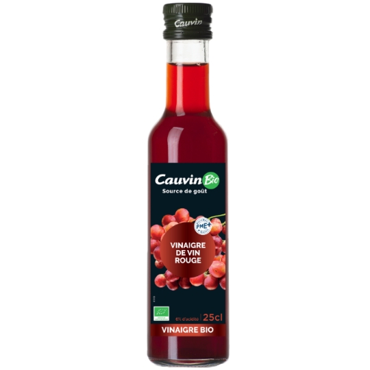 Vinaigre de vin rouge bio CAUVIN