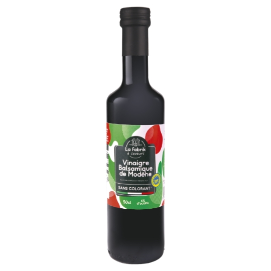 50CL VINAIGRE BALSA SS COLOR Vinaigre Balsamique DE MODENE IGP 6° SANS COLORANT