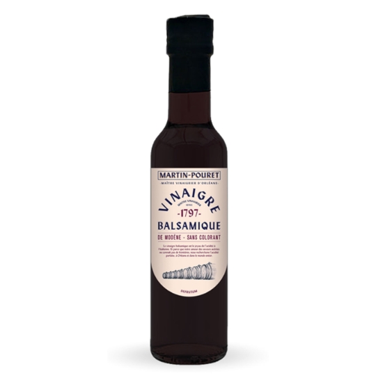 Vinaigre Balsamique de Modène sans colorant MARTIN POURET