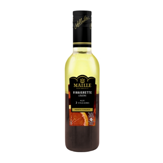 Vinaigrette légère Aux 3 Vinaigres Pointe d'Orange MAILLE