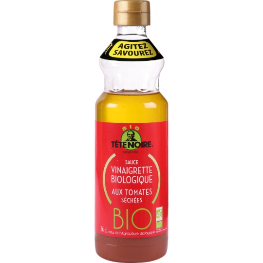 Sauce vinaigrette biologiques aux tomates séchées TETE NOIR BIO